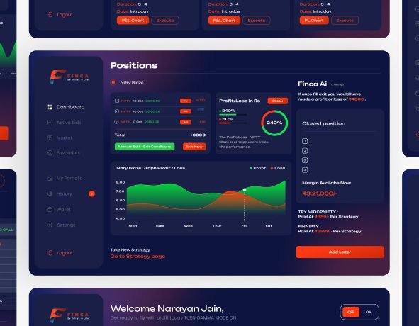 Finca – Track NIFTY options. Real-time P&L, active bids & portfolio insights. 2
