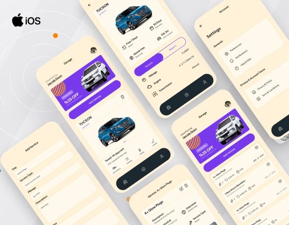 Garage App – Manage Wi-Fi, privacy, security & account settings.