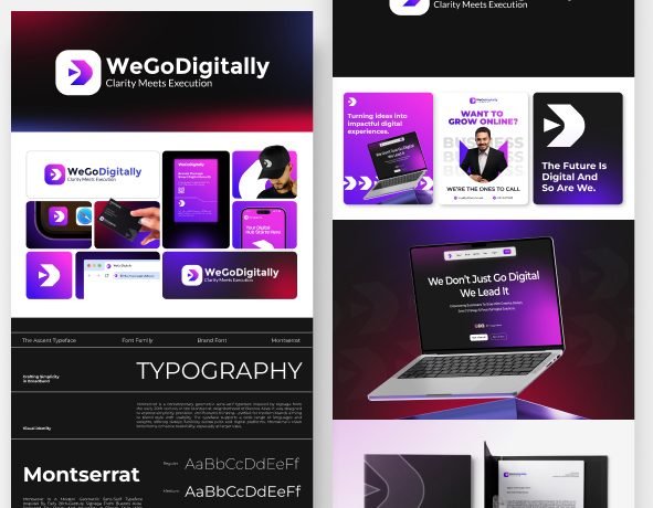 WeGoDigitally - digital marketing and it company - branding identity & style guide